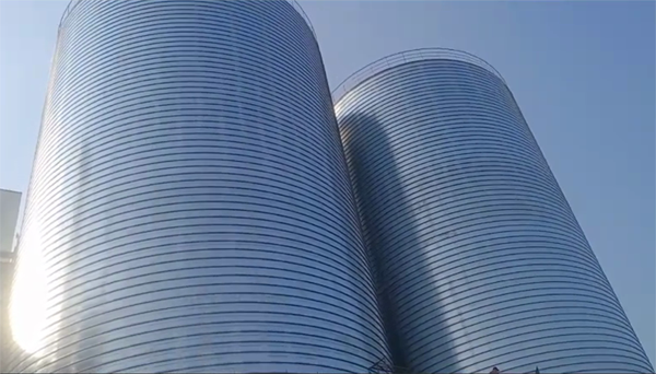 余姚2座混凝土高架卷板仓